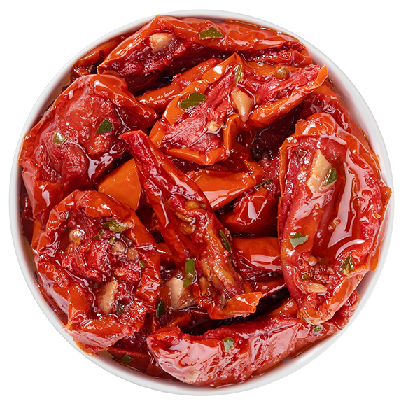Pomodori soleggiati (Soleggiati tomates en morceaux)